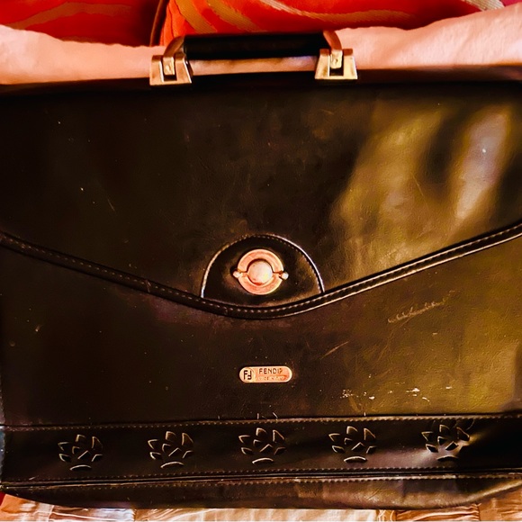 Fendi Bags Vintage Fendi Briefcase Poshmark